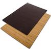 casa pura Tappetino da bagno antiscivolo in legno di bambù, 60 x 90 cm, spessore 8 mm, lavabile, tappetino antiscivolo per doccia e sauna (marrone scuro, Emma)