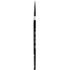 Silver Brush Limited 3000S2 - Pennello Rotondo in Velluto Nero per Acquerello, Misura 2, Manico Corto