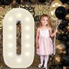 XFNWT Numeri luminosi a LED grandi da 1,2 m, per decorazioni per feste, pannelli in schiuma spessa pretagliati a mosaico, kit di luci per laurea 2026, laurea, anniversario, matrimonio, baby shower, feste