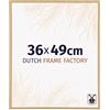 Dutch Frame Factory - Cornice 36x49 cm - Faggio Chiaro - Cornice per foto in Plastica con vetro plastico Antiriflesso - Cornice portafoto 36x49 cm - Angers