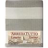 Tex family TELO ARREDO copritutto GRAN FOULARD copriletto COPRIDIVANO tessuto RIGONE BEIGE - 1 PIAZZA