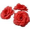 Anevous, 20 teste di fiori artificiali, teste di fiori artificiali, teste di rose artificiali, rose artificiali per decorazioni fai da te, per matrimoni, feste, decorazioni per la casa, decorazioni
