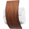 EWART WOODS Portasciugamani arrotolato a parete, mensola verticale in legno, in noce, supporto galleggiante per montaggio a parete, organizzazione del bagno, design rustico (rovere)
