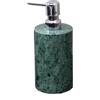 AMEEDA Set di Accessori per Il Bagno Set da Bagno in Marmo Naturale Verde Scuro, Vassoio di Lusso Leggero, portaspazzolino, Dispenser di Sapone(Soap Dispenser D)