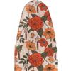 MinoCino Copriasse da Stiro Grande 140x45cm, Copri ASSE da Stiro Ampio con Imbottitura in Feltro Spessa 6mm, Coulisse, Ganci e Chiusure, Stampa Floreale