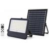 ELBEX Solaris 1000 Faro LED Solare 1000 Lumen IP65 con Pannello Solare, Telecomando, Batteria LiFePO4 Ricaricabile, Luce da Esterno per Giardino, Garage e Cortile