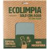 ECOLIMPIA by jobgar Ecolimpia - Panno in microfibra per vetri | Pulizia solo con acqua | Made in Spagna | Certificate OEKOTEX e FSC | Riutilizzabili ed ecologiche | Senza Tracce e pelucchi (verde)