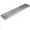 Cocktail7 Vassoio Antigoccia Bar Mat con Griglia in Acciaio Inox, 50 x 10 cm, Tappetino Antigoccia con Vassoio Separato Raccoglitore, Attrezzatura da Bar e Restaurant (1 Pezzo)