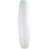 Leewadee Vaso da Terra Grande Alto 65 cm - Vaso Bianco Legno di Mango Fatto a Mano da Interno Erbe della Pampa