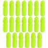 Sarini 20 pz Connettore Elastico per Asta,Accessori Pesca con Perlina alla Carpa Metodo Alimentazione Cava Terminale Sistema Attrezzatura Antiscivolo