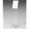 Astroplastic Leggio da Terra in plexiglass A4 per Listini, Foto, depliant, locandine, avvisi espositore pubblicitario (A4 Singolo)
