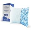 MKS Cuscino 80x80 cm - Cuscino Ergonomico a Nuvola per il Relax - Morbido per Chi Dorme sulla Schiena, sul Fianco o sulla Pancia - Cuscino Memory Foam 80x80 con Gel Rinfrescante per Dormire Meglio