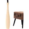 Leewadee Vaso da Terra Grande Alto 65 cm - Vaso Crema Legno di Mango Fatto a Mano da Interno Erbe della Pampa