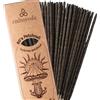 Calmveda Autentico incenso patchouli anni 1960s - per l'energia di radicamento (24+ bastoncini, 23 cm) Bastoncini di incenso naturale spessi realizzati con patchouli indonesiano | Incenso alle erbe curative