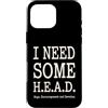 Sarcastic Acronyms Couples Humor Custodia per iPhone 16 Pro Max Ho bisogno di abbracci Incoraggiamento Devozione Acronimi