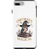 Owl Wizard Book Lover Custodia per iPhone 7 Plus/8 Plus Owlways - Gufo magico per Halloween