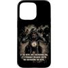 Motorcycle Gospel & Christian Faith Ride Custodia per iPhone 15 Pro Max If The Devil Isn't Bothering You... Men Christian Motorcycle