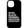 Dope Executive Assistant Career Culture Custodia per iPhone 14 Dope Black Woman Assistente esecutivo afroamericano EA