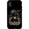 Motorcycle Gospel & Christian Faith Ride Custodia per iPhone X/XS If The Devil Isn't Bothering You... Men Christian Motorcycle