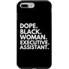 Dope Executive Assistant Career Culture Custodia per iPhone 7 Plus/8 Plus Dope Black Woman Assistente esecutivo afroamericano EA