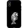 Dugongo Regalo Custodia per iPhone X/XS Cool Dugongo Occhiali Disegno Mucca Marina
