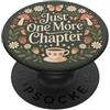 Fairycore Forest Reading Accessory for W Just One More Chapter Cottagecore Book Lover Green PopSockets PopGrip Adesivo