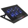 Uten Base di Raffreddamento PC Portatile, Supporto con Sistema di Raffreddamento per Notebook, Altezza Regolabile, Design Silenzioso, Base Raffreddamento Laptop per Laptop da 12-17