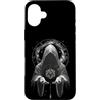 Metraton's cube Custodia per iPhone 16 Plus Cappuccio illuminato con cubo di Metatron