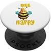 DJFoerster Design apicoltore laborioso,ape, miele, vigili del fuoco, Bee Hero PopSockets PopGrip Adesivo