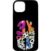COOL SOCCER DESIGNS AND OUTFITS Custodia per iPhone 15 Plus 3 ANNI DI BEING AWESOME CALCIO 3° COMPLEANNO
