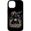 Motorcycle Gospel & Christian Faith Ride Custodia per iPhone 14 If The Devil Isn't Bothering You... Men Christian Motorcycle