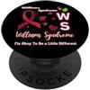 Cute Williams Syndrome Awareness Consapevolezza della sindrome di Williams Guerriero della sindrome di WS Williams PopSockets PopGrip Adesivo