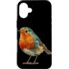 Robin Bird Outfit Custodia per iPhone 16 Plus Divertente Robin Bird Look per Ragazzi e Ragazze