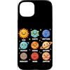 Solar System Astronomy Space Science Pla Custodia per iPhone 15 Plus Sistema Solare Astronomia Galassia Spazio Pianeta Amante Scienza Kid