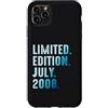 Limited Edition July 2008 Legendary Year Custodia per iPhone 11 Pro Max Luglio 2008 Anno 2008 Retro 2008 Vintage Edizione Limitata