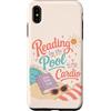 Poolside Reading Days Custodia per iPhone XS Max Lettura in piscina Book Lover Vacanze estive