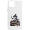 Owl Wizard Book Lover Custodia per iPhone 14 Plus Owlways - Gufo magico per Halloween