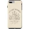 Books Over People Co Custodia per iPhone 7 Plus/8 Plus Letteratura bibliofila Letteratura per amanti dei libri