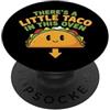 Taco Baby Reveal Gifts Cinco De Mayo Gravidanza C'è Taco In Forno Baby Reveal PopSockets PopGrip Adesivo