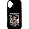 Spooky Mom Chaos Club Custodia per iPhone 16 Plus Caffè iperstimolato per bambini Moms Club Spooky Season Ghost