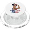 Boricua Shirt Puerto Rican Girl Pride Hi Boricua - Camicia da donna portoricana con bandiera portoricana PopSockets PopGrip per MagSafe
