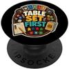 Jimbeels Table Set First Serata Gioco PopSockets PopGrip Adesivo