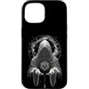 Metraton's cube Custodia per iPhone 15 Cappuccio illuminato con cubo di Metatron