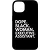 Dope Executive Assistant Career Culture Custodia per iPhone 13 Dope Black Woman Assistente esecutivo afroamericano EA