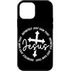 Studio Ispirazione Fede Giocosa Custodia per iPhone 12 mini Design Divertente con Croce per la Fede Cristiana