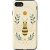 Cottage Bloom Atelier Custodia per iPhone SE (2020) / 7/8 Bee Botanical Natura Insetto Floreale Sun Art