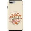 Book Babe | Feminine Reading Custodia per iPhone 7 Plus/8 Plus Lettura floreale del papavero della California amante del libro