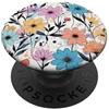 Floral Aesthetic Flower Botanical Gifts Acquerello Line Art Fiori di campo Fiori Floreali PopSockets PopGrip Adesivo