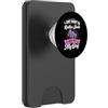 Retro Vintage Roller Skating Birthday Pa Voglio solo pattinare e accarezzare il mio cane PopSockets PopWallet per MagSafe
