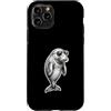 Dugongo Regalo Custodia per iPhone 11 Pro Cool Dugongo Occhiali Disegno Mucca Marina